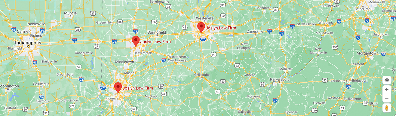 Office locations shown on map